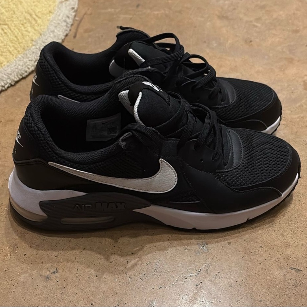 Nike Black and White Air Max Shoes